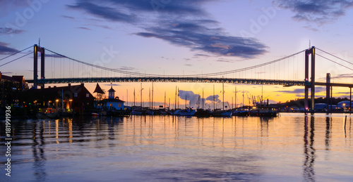 cloud creating beautiful patterns and colors at älvsborgsbron Gothenburg  this bridge is a life line for thousands of employees who commute from gothenburg to hissingen. Landmark. Scandic design