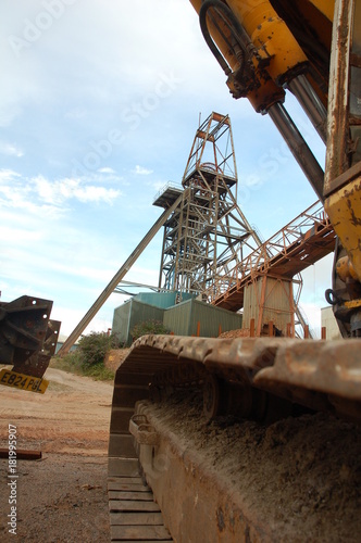 South Crofty Mine, Camborne, Cornwall, England photo