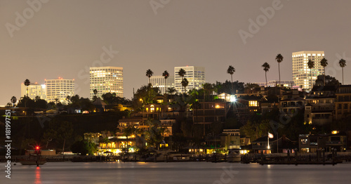 Newport Beach Night Scence