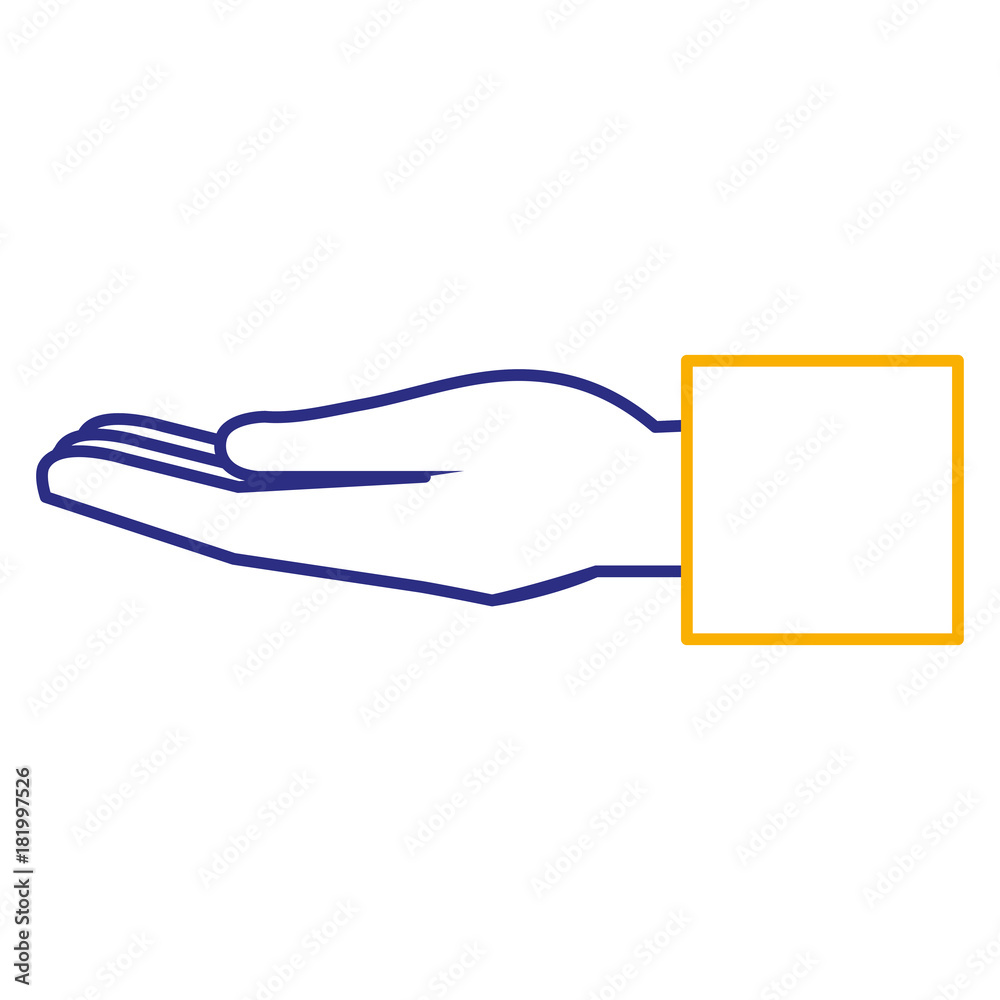 hand human receiving icon vector illustration design hand human receiving icon vector illustration design