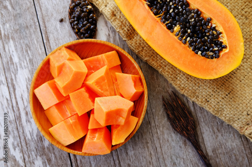Healthy of papaya.