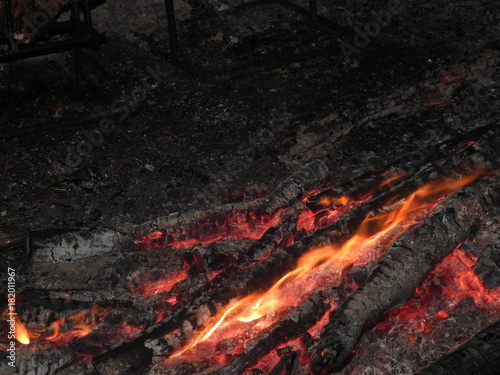 burnt fire texture