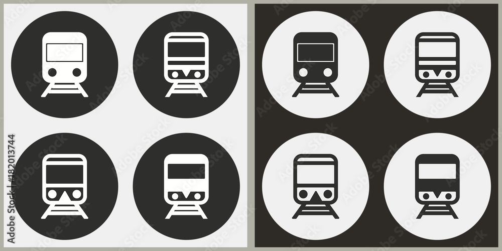 Metro - vector icon. Metro - vector icon.
