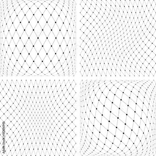 3D textured backgrounds set.