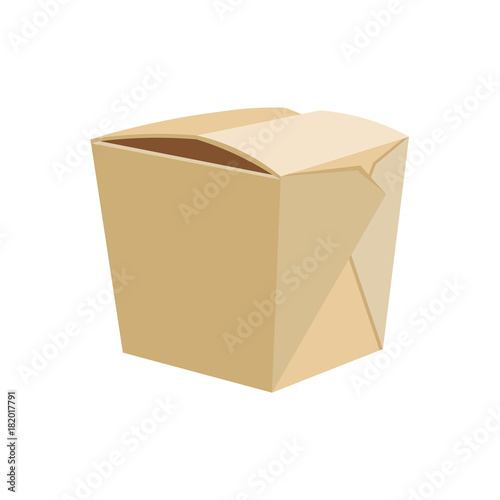 Chinese restaurant take-out box .