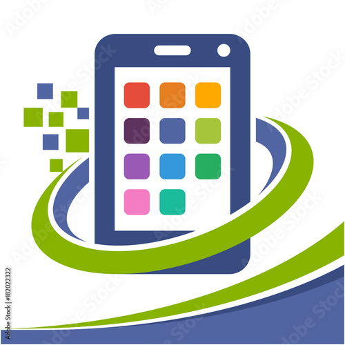 icon logo for mobile application development business