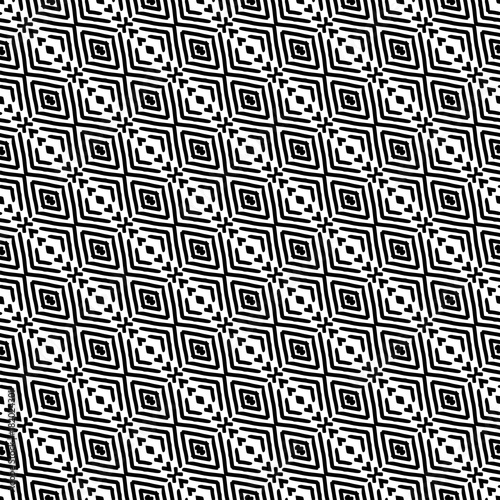 black and white tribal seamless pattern