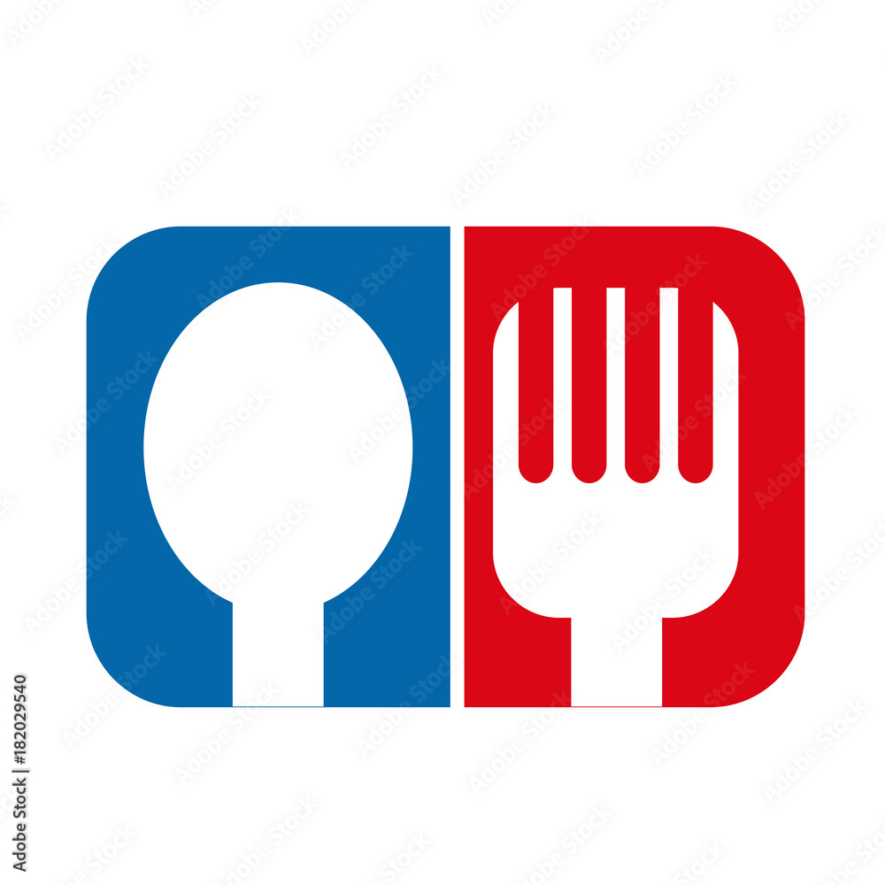 Fototapeta premium Spoon Fork Icon