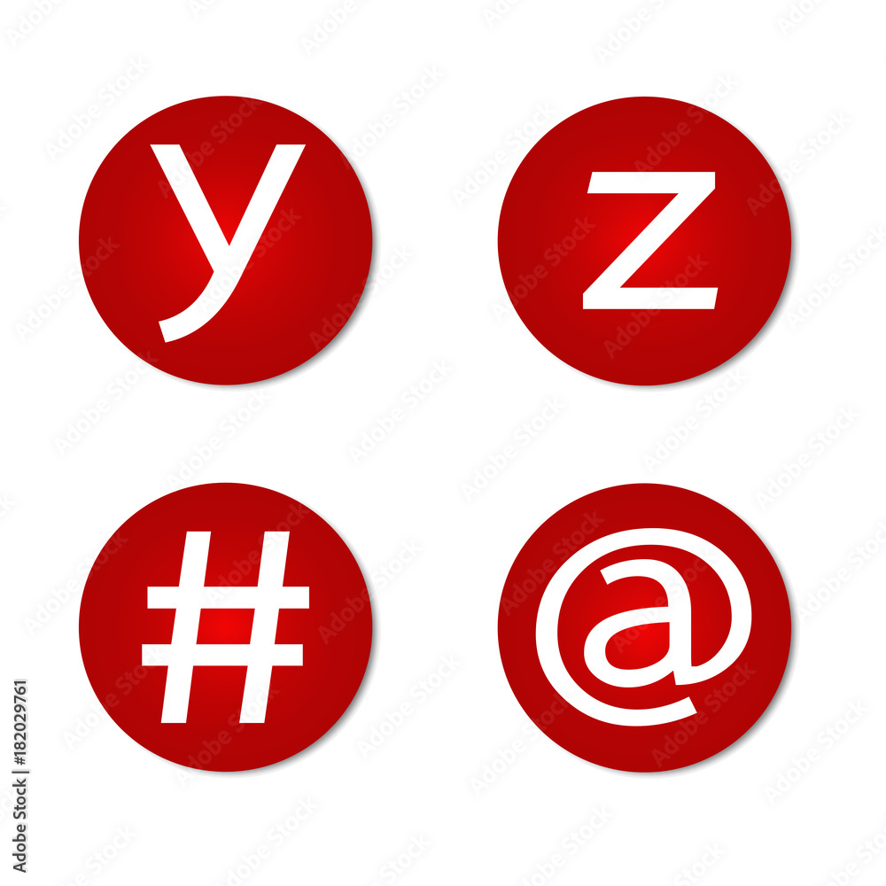 Fototapeta premium font letter