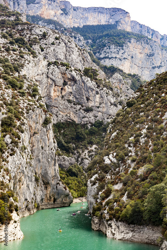 Gorges du Verdon, South of France. Huge canyons are typical of the Southern French landscape scenario