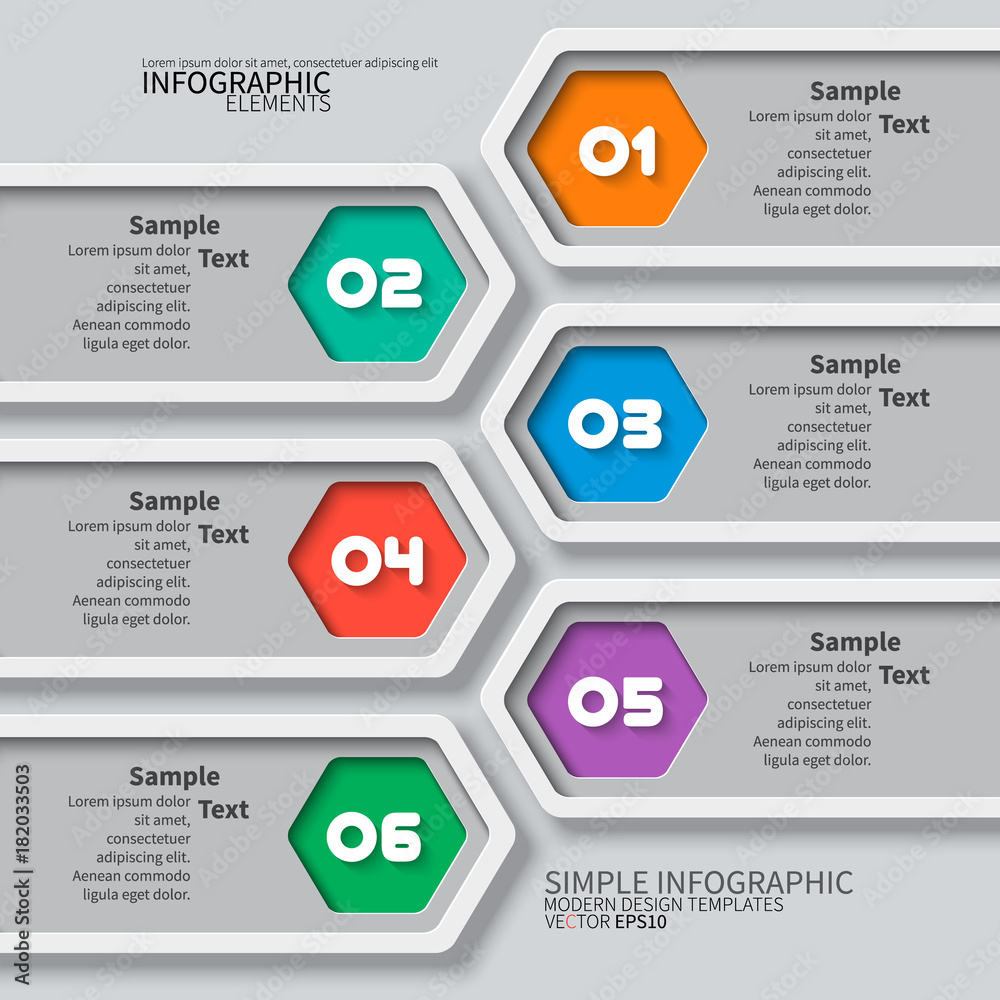 Abstract 3D Paper Infographics Abstract 3D Paper Infographics