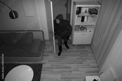 Robber Entering In House photo
