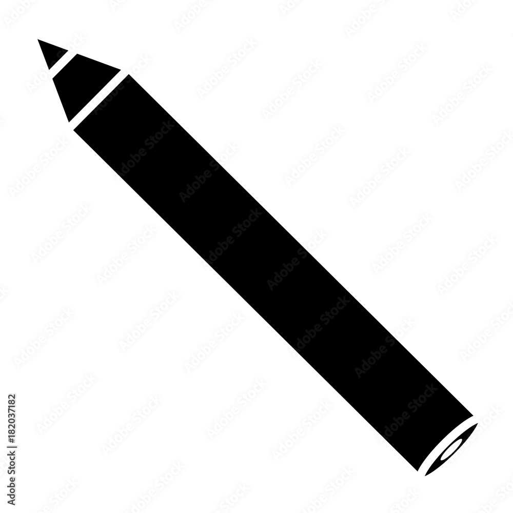 pencil school isolated icon vector illustration design pencil school isolated icon vector illustration design