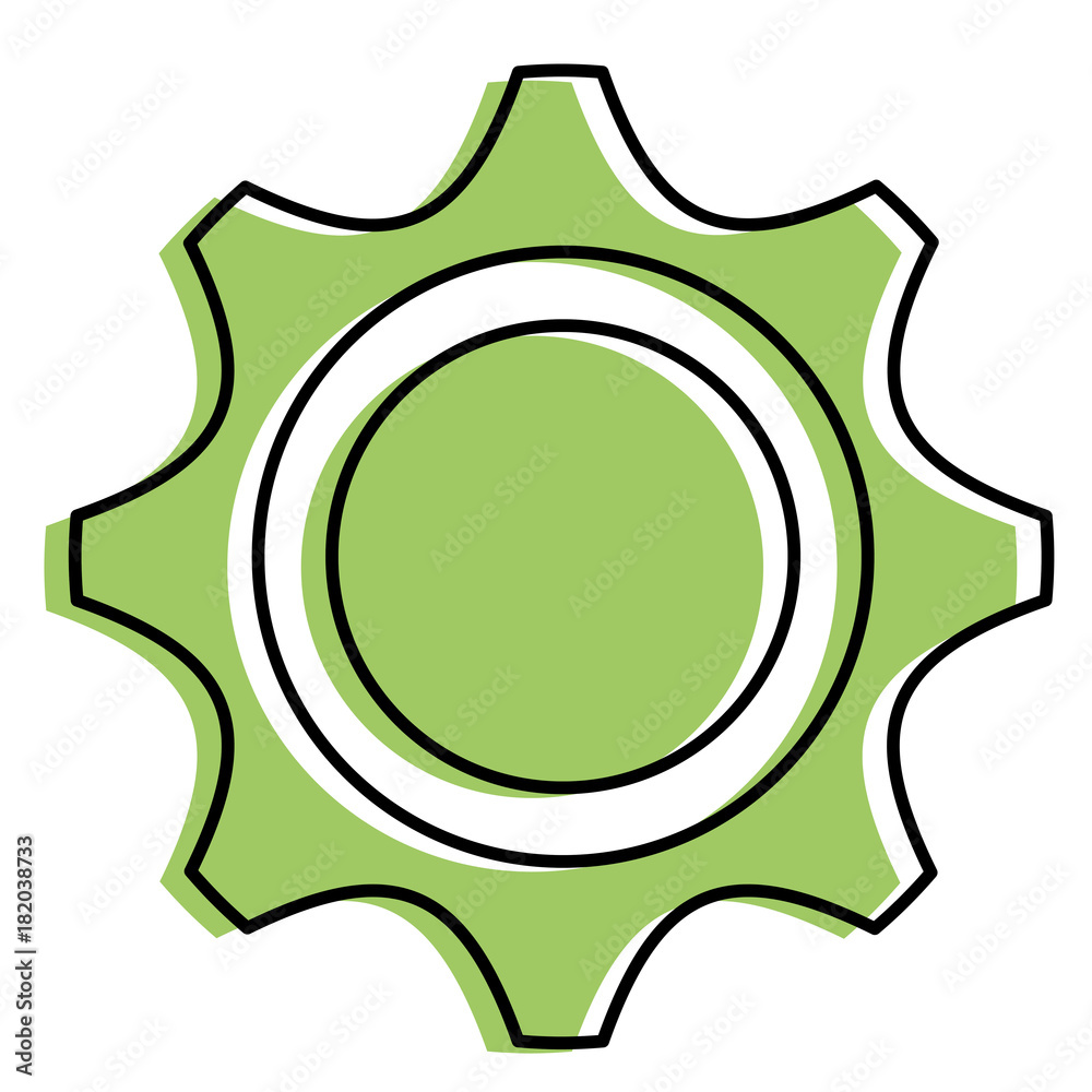 gear machine isolated icon vector illustration design gear machine isolated icon vector illustration design