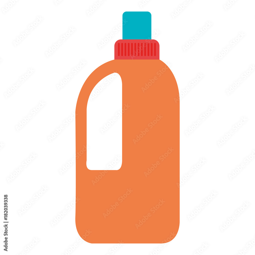 bottle laundry product icon vector illustration design