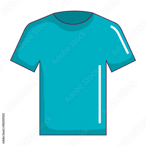 cotton casual tshirt icon vector illustration design