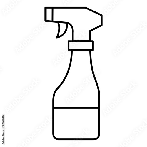 spray bottle isolated icon vector illustration design