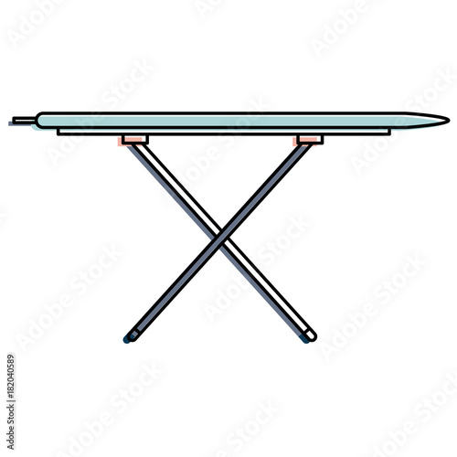 ironing board isolated icon vector illustration design
