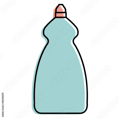 bottle laundry product icon vector illustration design