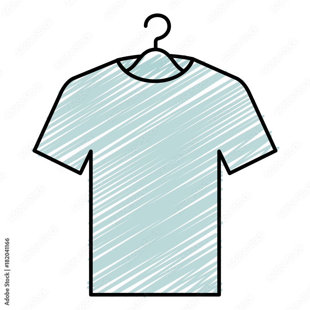 shirt hanging in hook vector illustration design shirt hanging in hook vector illustration design
