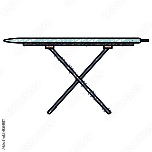 ironing board isolated icon vector illustration design