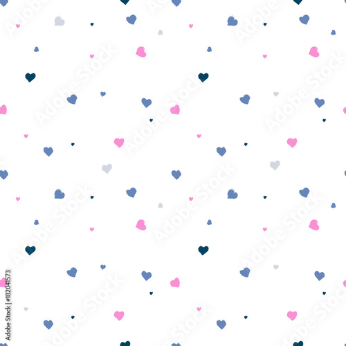 Abstract seamless pattern. Vector illustration. Hand drawn print