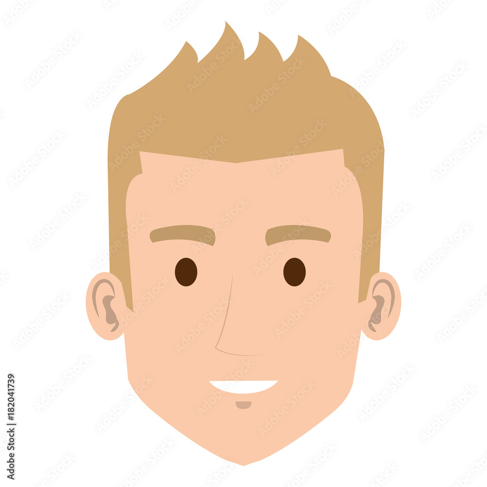 young man head avatar character vector illustration design young man head avatar character vector illustration design