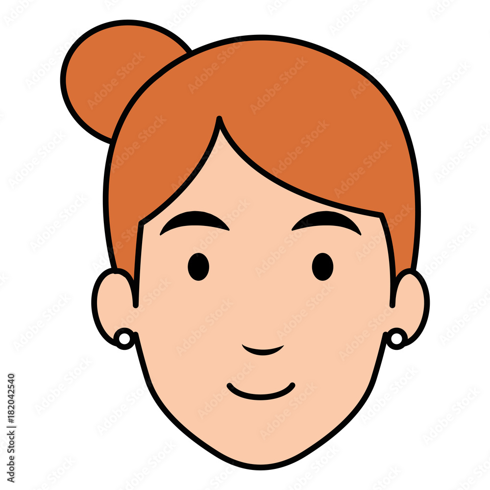 beautiful woman head avatar character vector illustration design beautiful woman head avatar character vector illustration design