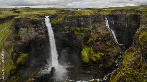 Háifoss waterfall, Iceland