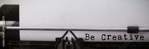 Composite image of be creative