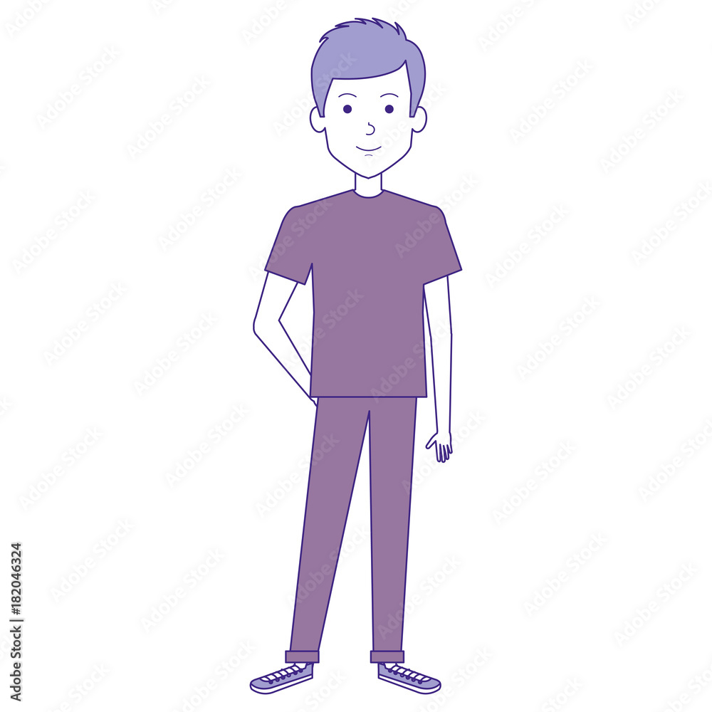 young man avatar character vector illustration design young man avatar character vector illustration design