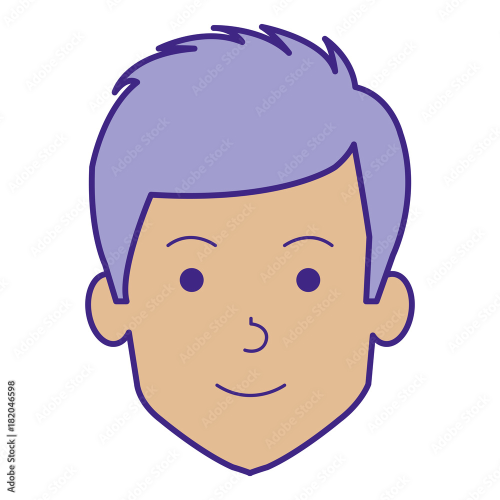 young man head avatar character vector illustration design young man head avatar character vector illustration design