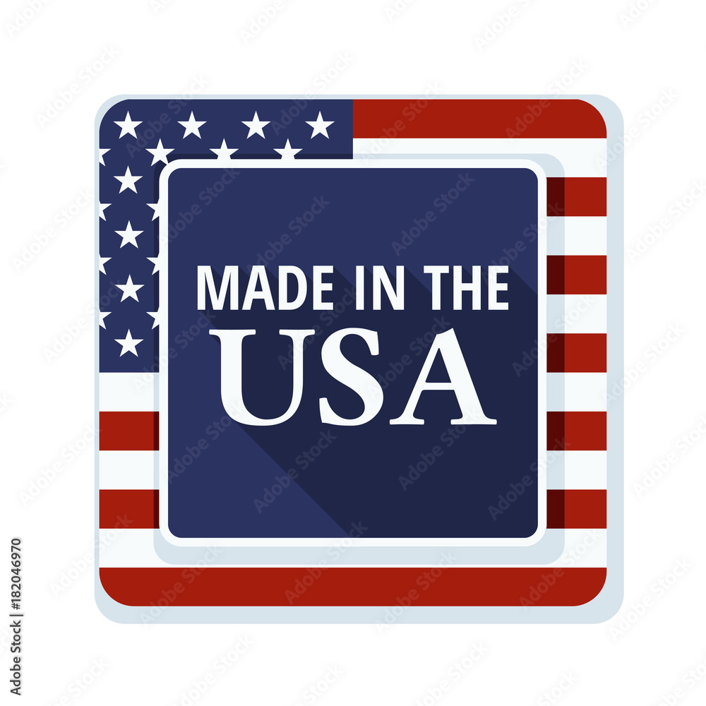 Fototapeta premium Made in USA illustration