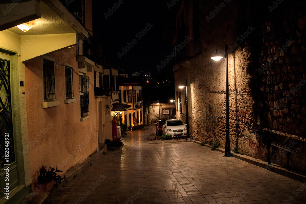 Fototapeta premium Streets of old town Kaleici Antalya Turkey