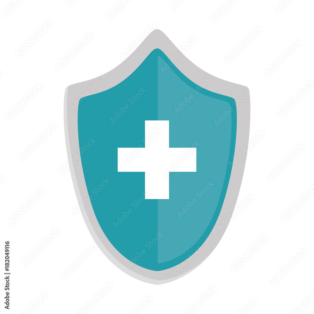 shield with cross icon vector illustration design shield with cross icon vector illustration design