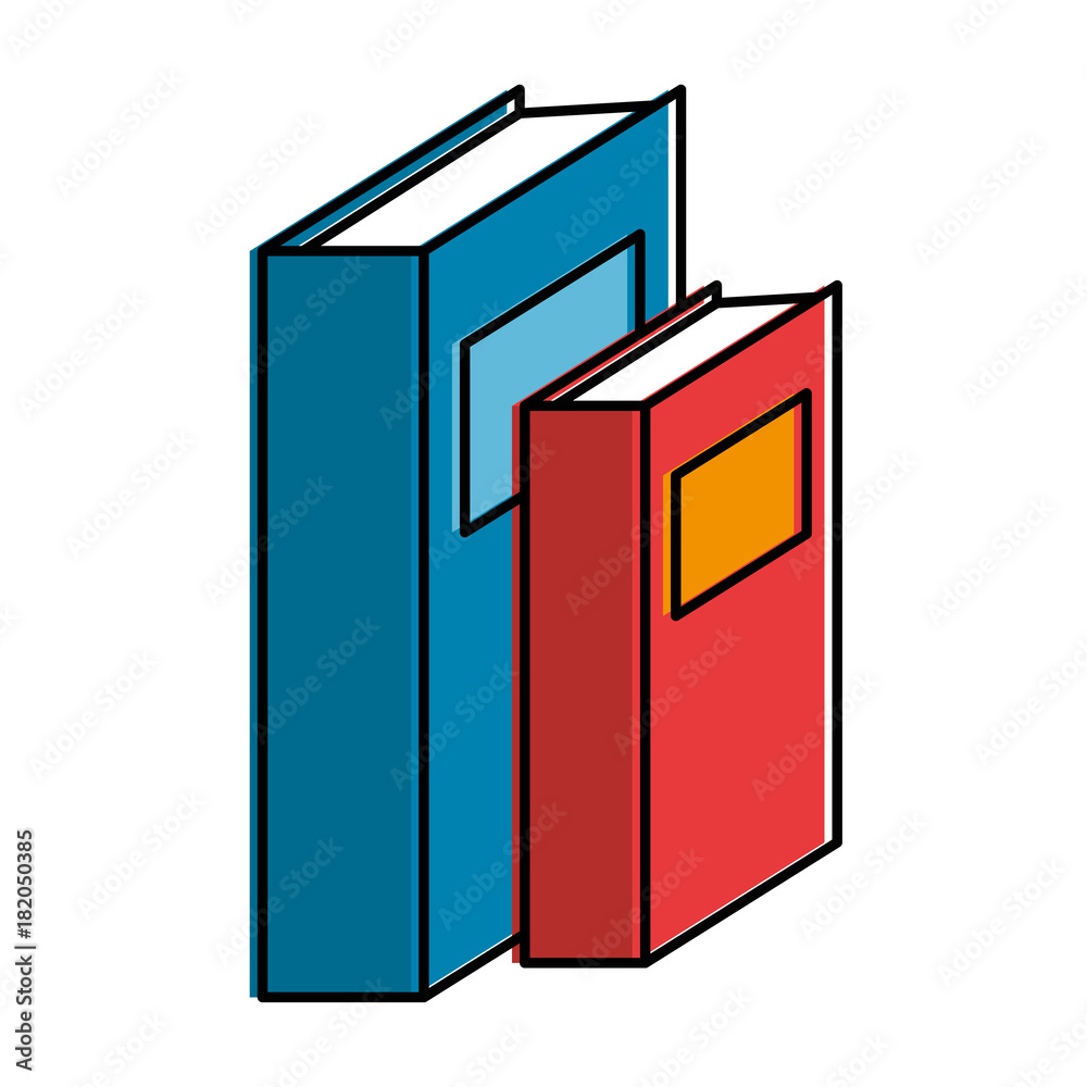 text books isolated icon vector illustration design text books isolated icon vector illustration design