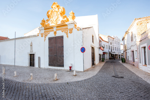 Street view in the old town of Lagos on the south of Portugal