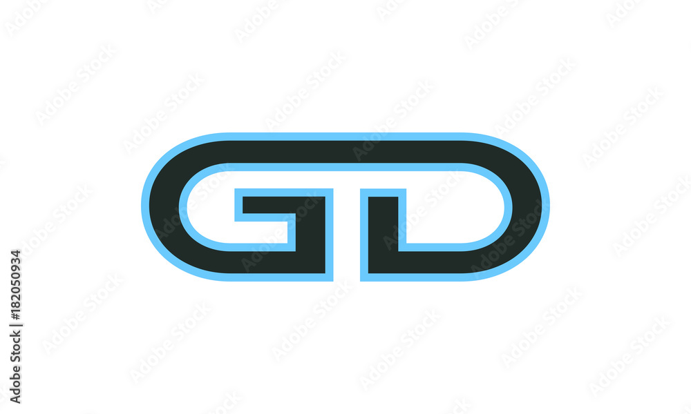 gd symbol Stock Vector | Adobe Stock