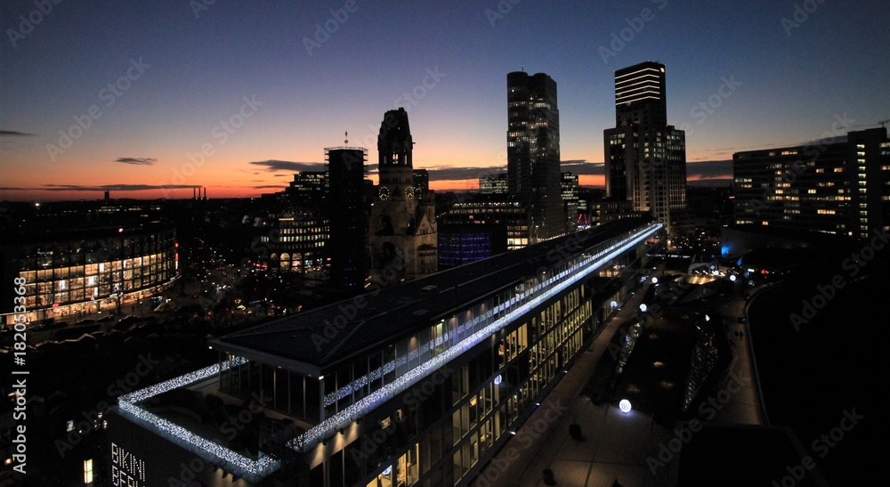 Berlin; evening in the City-West