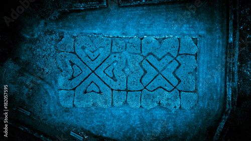 Drone Pattern Of The Land 