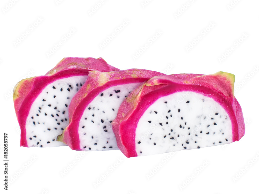Dragon fruit isolated on white background Dragon fruit isolated on white background