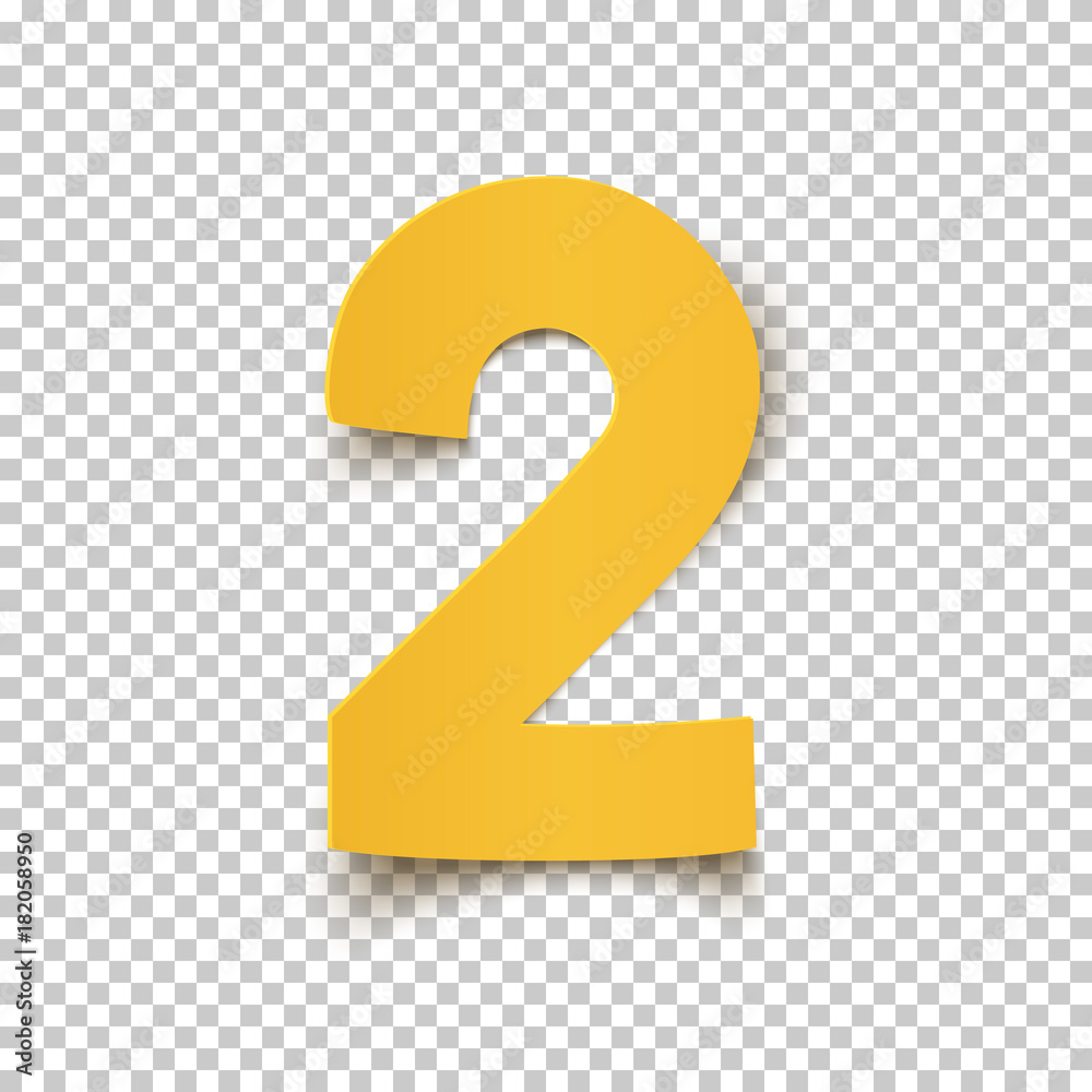 Number two yellow, abstract design. Number two yellow, abstract design.