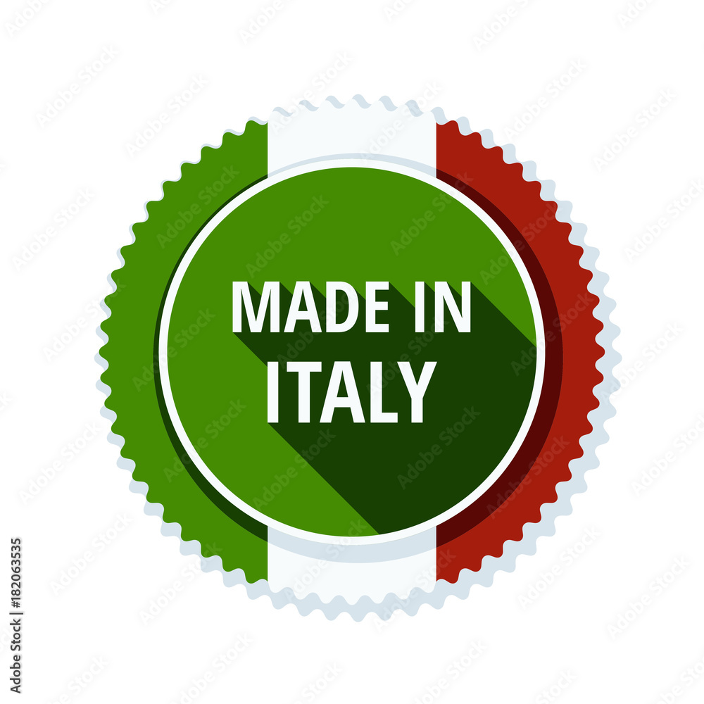 Made in Italy label illustration Made in Italy label illustration