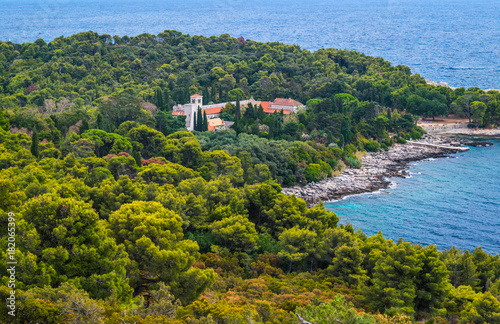 Beautiful Island of Lokrum, City of Dubrovnik, Adriatic Sea, Croatia, Europe