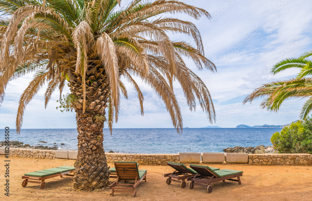 Obraz premium Beautiful Island of Lokrum, City of Dubrovnik, Adriatic Sea, Croatia, Europe