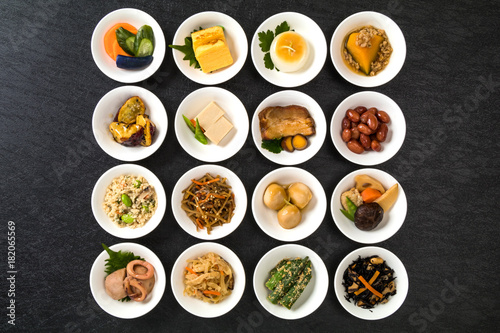 Φωτογραφία 一般的なごはんのおかず　Side dishes of rice japanese food