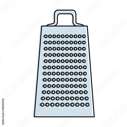 kitchen grater isolated icon vector illustration design