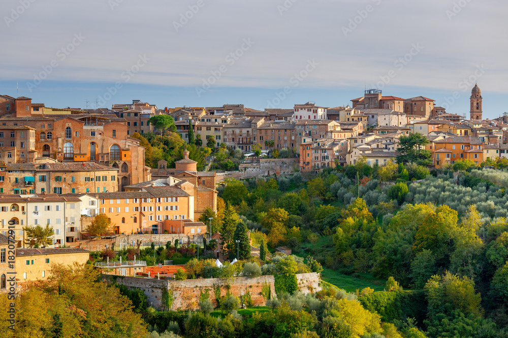 Siena. View of the old town.