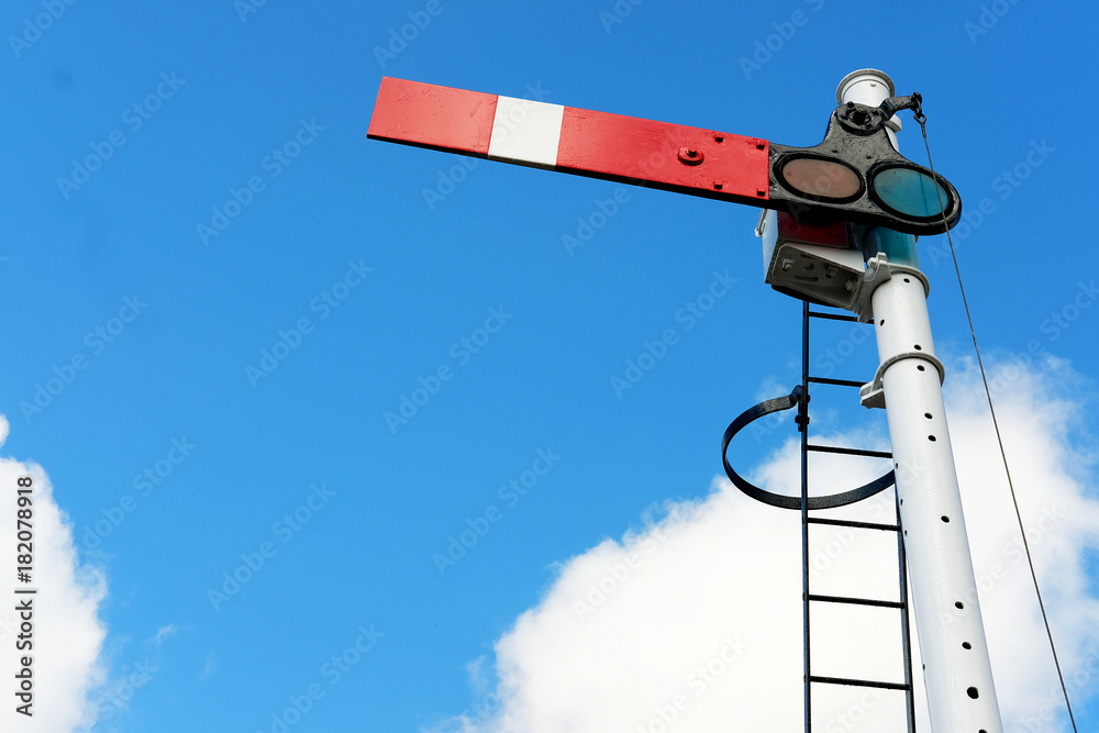 Fototapeta premium Train Station Signal