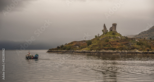 Moil Castle, Kyleakin, Isle of Skye, Scotland UK photo